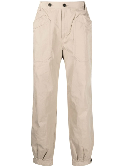 Visvim Carroll Straight-leg Trousers In Neutrals