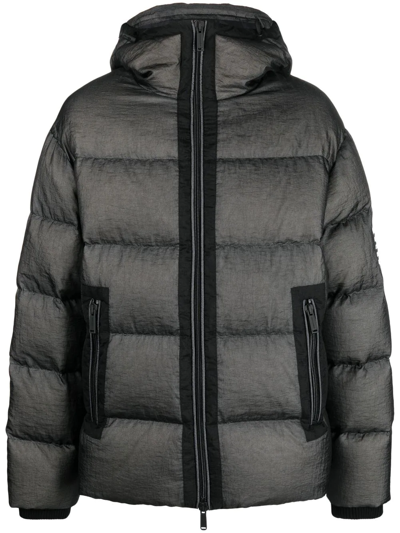 Dsquared2 Zipped Padded Jacket In Schwarz