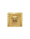 Versace Medusa Signet Band Ring In Gold