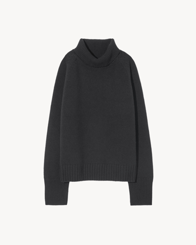 Nili Lotan Landal Sweater In Charcoal