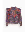 Xirena Callie Top In Black Opal In Multi