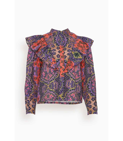 Xirena Callie Top In Black Opal In Multi
