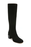 Vince Maggie Tall Boot In Black Suede