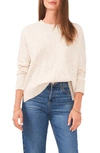 Vince Camuto Center Seam Crewneck Sweater In Malted