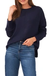 Vince Camuto Gradation Crewneck Sweater In Classic Navy
