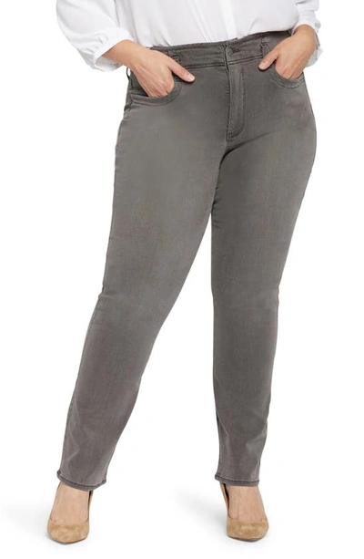 Nydj Marilyn Hollywood High Waist Straight Leg Jeans In Smokey Mountain