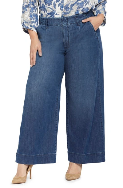 Nydj Mona High Waist Wide Leg Jeans In Reminiscent