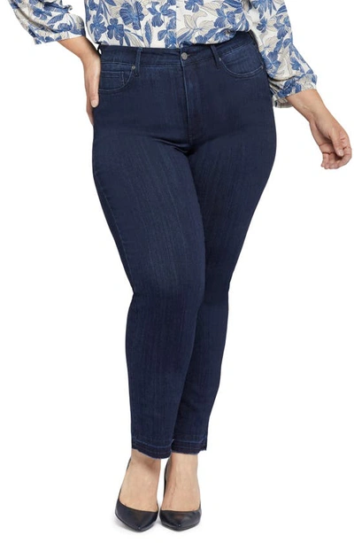 Nydj The High Waist Release Hem Straight Leg Jeans In Highway