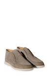 Loro Piana Suede Chukka Boot In Cold Stone