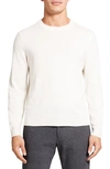 Theory Men's Hilles Cashmere Sweater In Light Grey Heathe