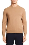 Theory Tan Hilles Sweater In Elk - Dla