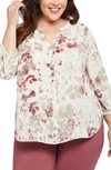 Nydj Semisheer Pintuck Blouse In Westhaven