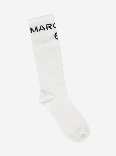 Mm6 Maison Margiela Kids Socks In White