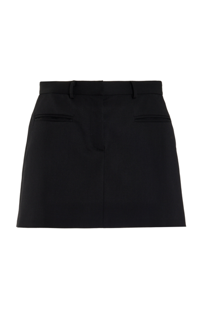 Altuzarra Women's Zola Stretch-wool Mini Skirt In Black