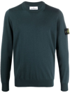 Stone Island Sweater  Men Color Petroleum Blue In Verde Scuro