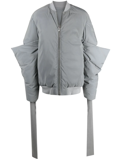 Rick Owens Gauntlet Bomber Jacket In 58 Reflex