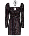 SAYLOR DIDION CUT-OUT SEQUINED MINI DRESS