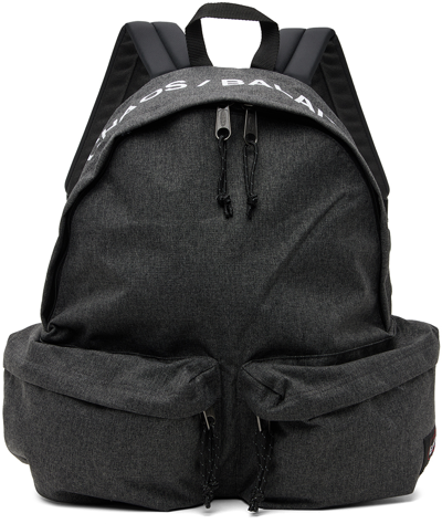 Undercover Gray Eastpack Edition Nylon Backpack In Charcoal