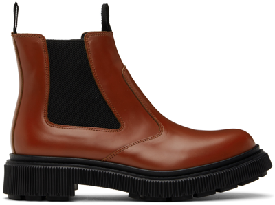 Adieu Red Type 156 Chelsea Boots In Rust