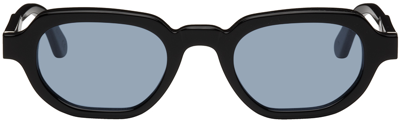 Han Kjobenhavn Oval Banks Acetate Sunglasses In Blue