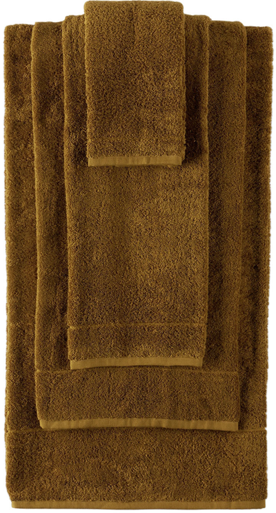 Departo Brown Essential Towel Set In Tobacco