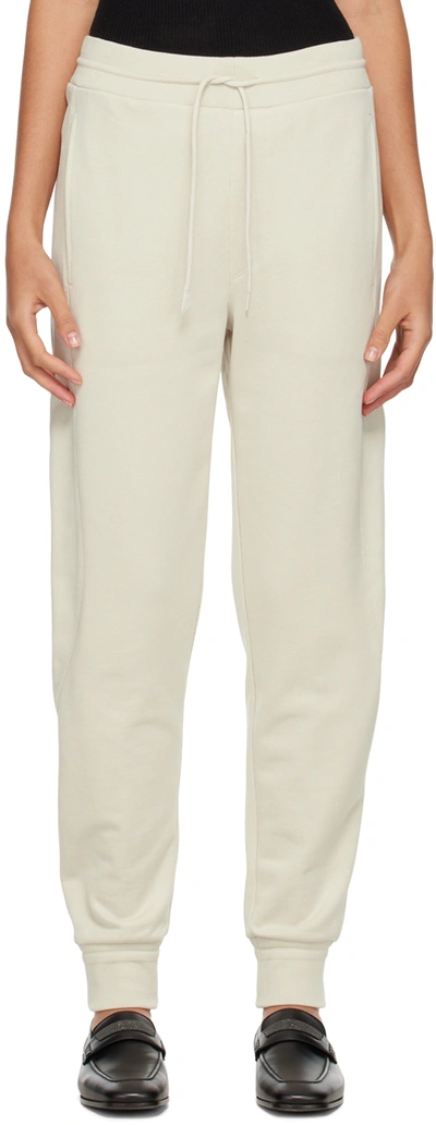 Zegna Off-white Drawstring Lounge Pants In N02 Off White