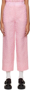 CECILIE BAHNSEN PINK JAYLEE TROUSERS