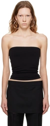 Wolford Sleeveless Sheath Top Elasticated Band In 7005 Black