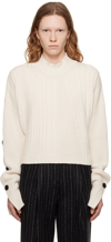 BITE OFF-WHITE PATCH SWEATER