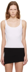 WOLFORD WHITE JAMAIKA STRING BODYSUIT