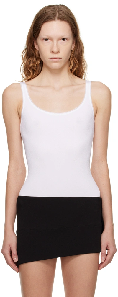 Wolford Jamaika String Bodysuit In White