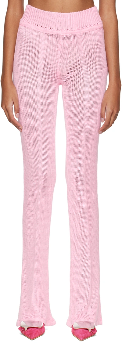 Lado Bokuchava Ssense Exclusive Pink Acrylic Lounge Pants