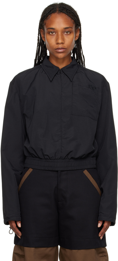 Spencer Badu Black Invisible Zip Shirt