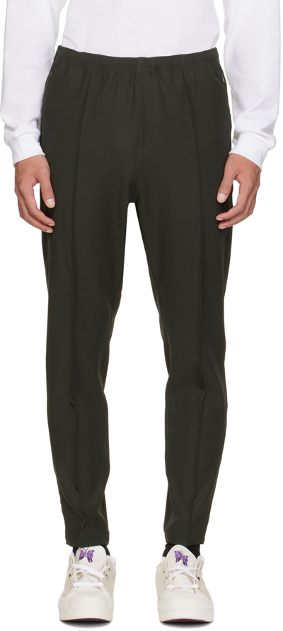 Needles Khaki W.u. Track Pants In 0550 B-green