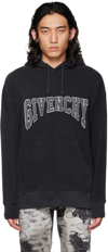 GIVENCHY BLACK PATCH HOODIE