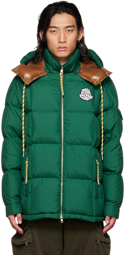 Moncler Mariveles Puffer Jacket - Men's - Polyamide/goose Down/feather/polyester In Green
