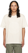 CRAIG GREEN WHITE FLUFFY CIRCLE T-SHIRT