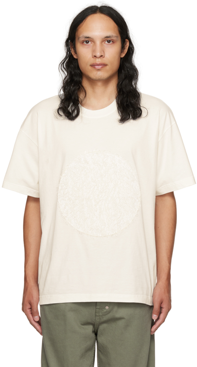 Craig Green White Fluffy Circle T-shirt In Natural