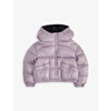Moncler Bardanette Shell-down Puffer Jacket 4-14 Years In Pink