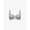 Panache Clara Full-cup Underwired Stretch-woven Bra In Opal Grey