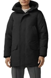 Canada Goose Langford Parka Nylon Down Jacket In Atlantic Navy