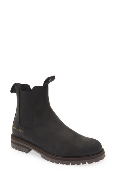 Common Projects Winter Chelsea Boot In Black