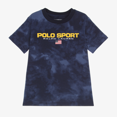 Polo Ralph Lauren Babies' Boys Blue Tie Dye T-shirt