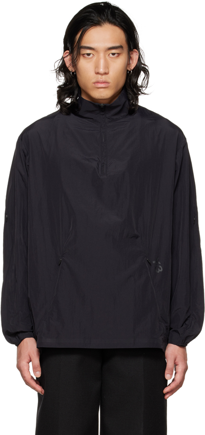 Y-3 Classic Light Shell Running Half Zip Jacket In Black | ModeSens