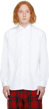 Comme Des Garçons Shirt Long-sleeve Buttoned Shirt In White