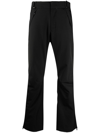 Moncler Straight-leg Jersey Trousers In Black