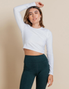 GIRLFRIEND COLLECTIVE CROPPED LONG SLEEVE TOP