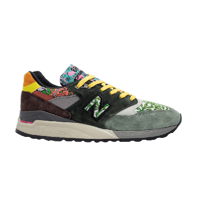 Pre-owned New Balance 998 Made In Usa 'festival Pack - Green' In Multi-color
