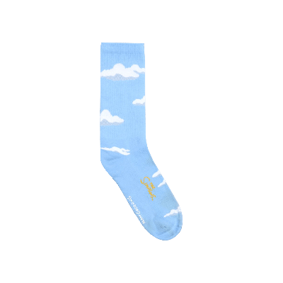 Pre-owned Kith For The Simpsons Clouds Socks 'light Blue'