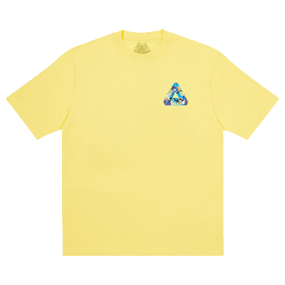 Pre-owned Palace Tri-camo T-shirt 'pale Yellow'